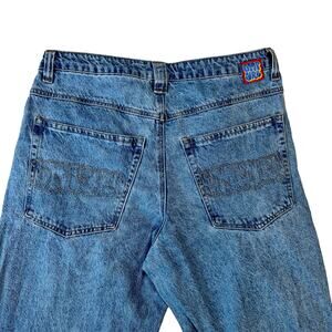 Empyre Easy Now Jeans Y2K Blue Denim Straight Leg Men's 32 Relaxed Fit Skate